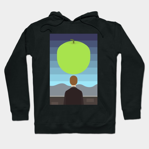 magritte art Hoodie by anghewolf